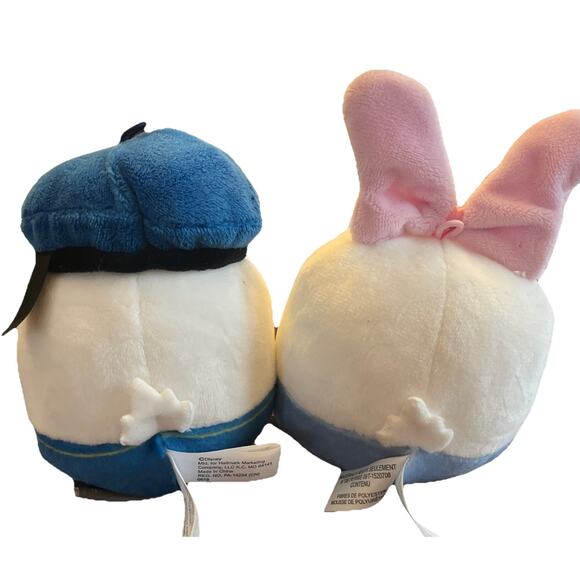 Hallmark Fluffballs Disney Donald and Daisy Duck Plush Toys Collectible Pair - Picture 2 of 10